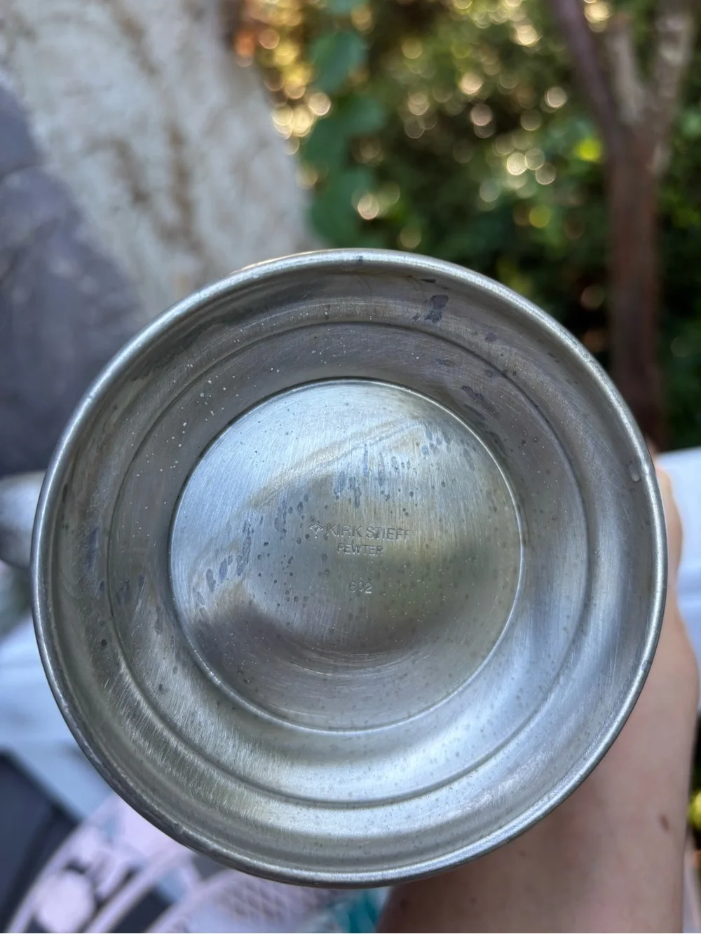 Lenox Kirk Stieff Brushed Pewter Coffee Tea Pot - Elegant Home Dining Drinkware